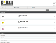 Tablet Screenshot of d-ball.com